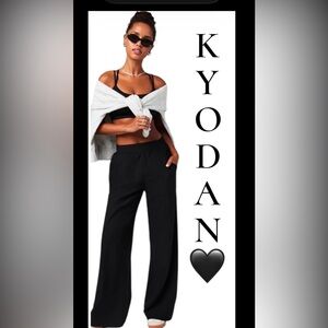 KYODAN Outdoor Collection/Women’s Black Wide-Leg Pants – Size Small 🖤🎿❄️